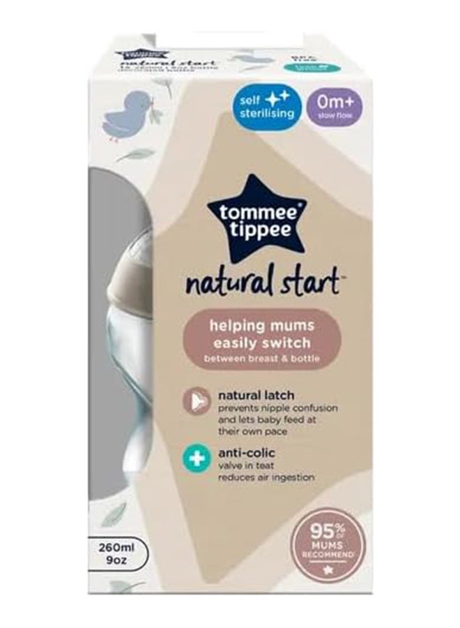 tommee tippee Closer To Nature Feeding Bottle, 0+M, 260ml - Assorted  - Image 2