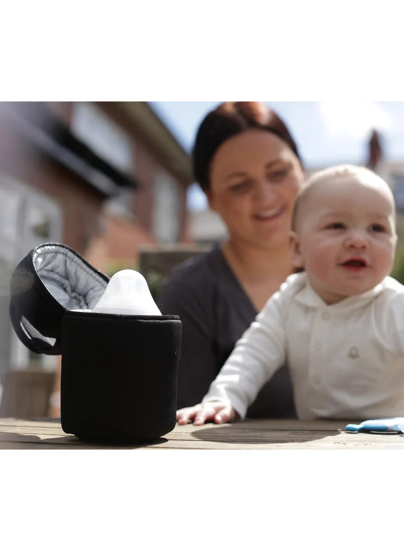 tommee tippee Insulated Bottle Carriers 2-Pack | Portable Thermal Holders for On-the-Go Feeding | Fits Diaper Bag or Stroller