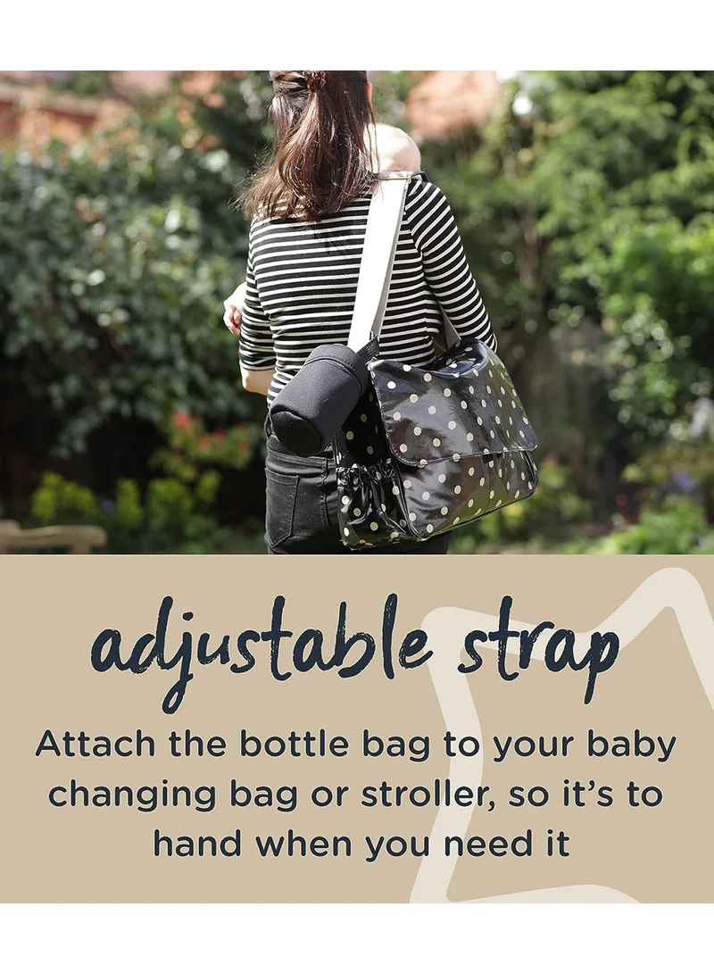 tommee tippee Insulated Bottle Carriers 2-Pack | Portable Thermal Holders for On-the-Go Feeding | Fits Diaper Bag or Stroller