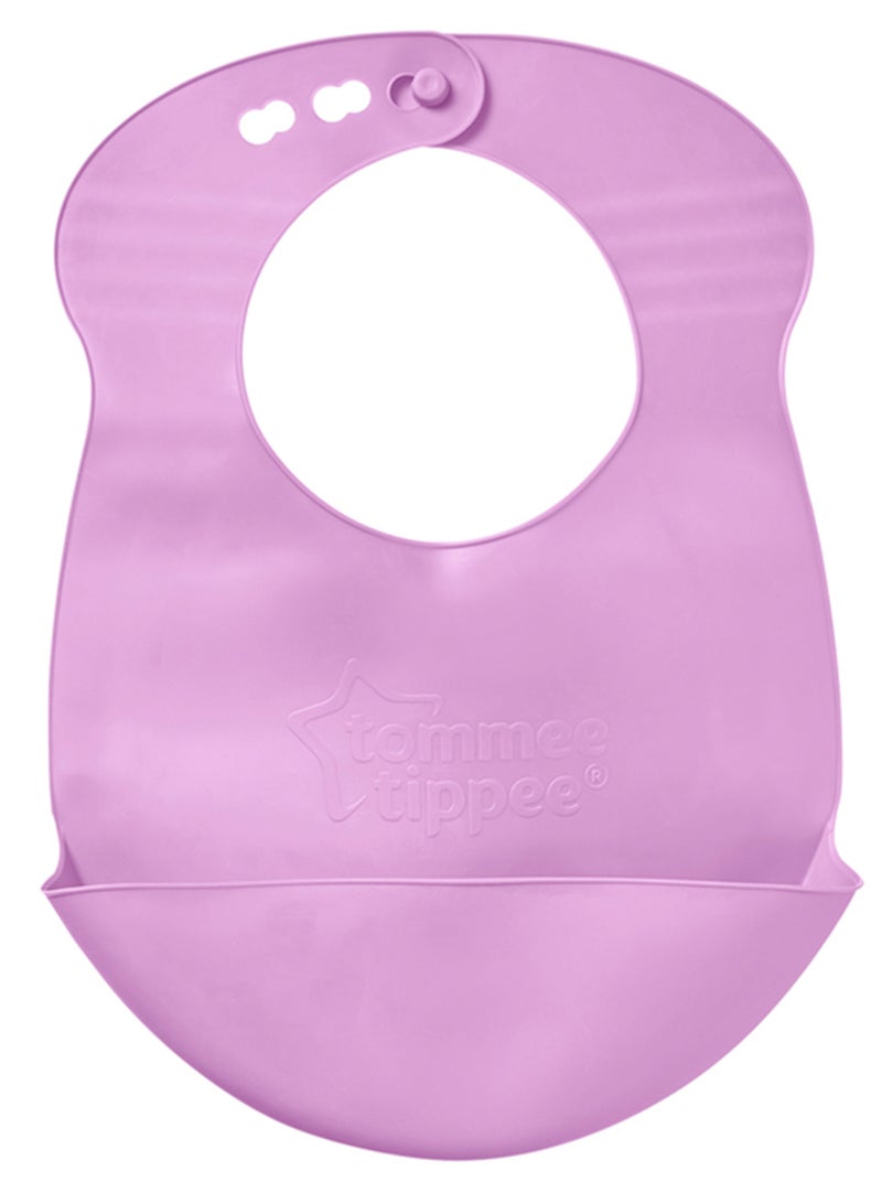 Bib Roll'N'Go With Crumb and Mess Catcher, BPA-free 7 Months+, Assorted - 46351462