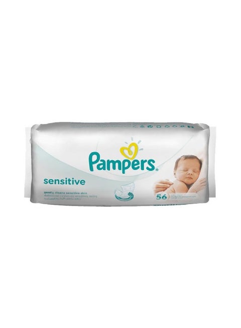 Sensitive Protect Baby Wet Wipes 56 Count
