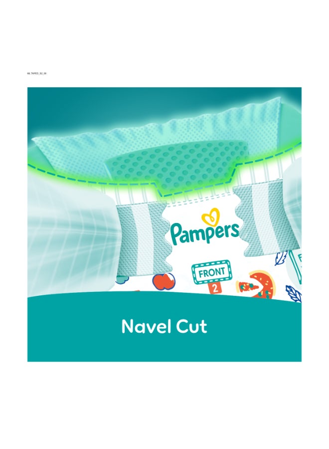 Pampers - Baby-Dry Newborn Taped Diapers with Aloe Vera Lotion, Leakage Protection, Size 2, 3-8kg, Carry Pack, 23 Count - Image 1