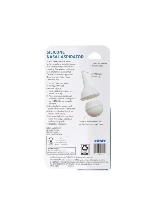 the FIRST years Holpital-Style Baby Nasal Aspirator With Multiple Operation Adjustable Settings - Packaging May Vary