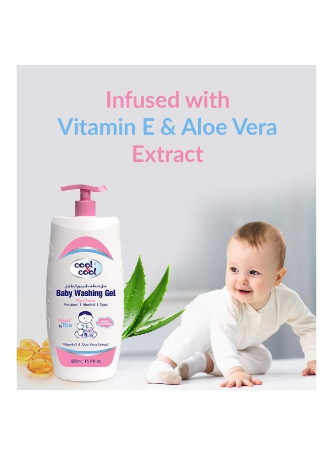 Cool & Cool Baby Washing Gel 500ml  - Image 2