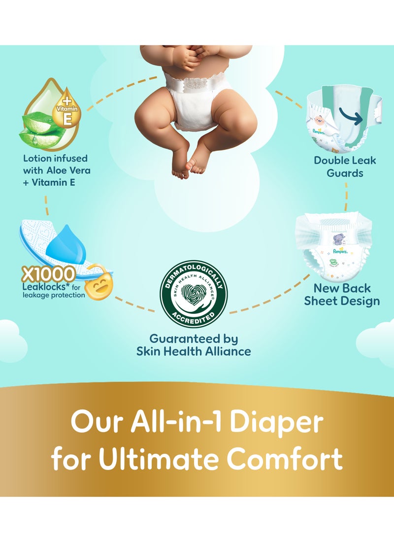 Pampers - Ultimate Comfort Taped Diapers - Mega Pack - Size 3 - 6-10 kg - 62, Pieces - Image 1