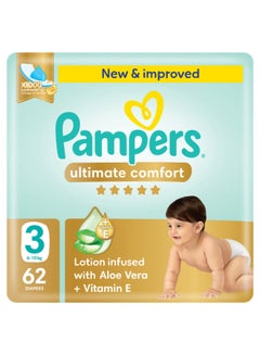 Ultimate Comfort Taped Diapers, Size 3, 6-10kg, Mega Pack, 62 Count - pnsku/N11584178A/45/_/1735505110/4b88b753-ef87-4058-8f3a-1b1e45055555