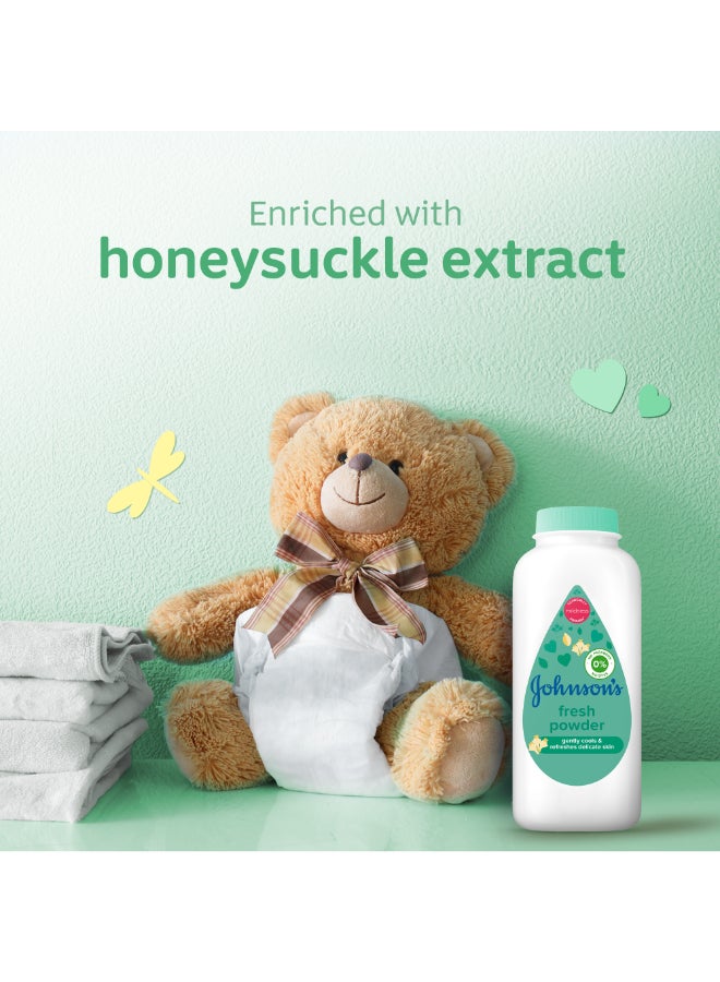 جونسون بودرة بيبي فريش بتركيبة لطيفة مثبتة سريريًا، خالية من الأصباغ والبارابين والفثالات - Image 3