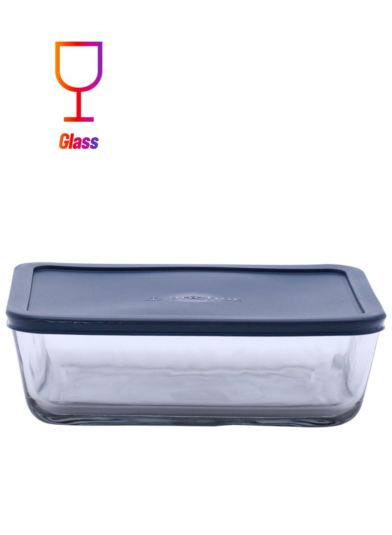 Anchor Hocking - 11-Cup Rectangular Storage Bowl Set Blue - Image 1