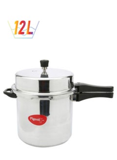 pigeon Aluminium Premium Quality Induction Compatible Base NonStick NonStick Pressure Cooker 12Liters  - Image 1