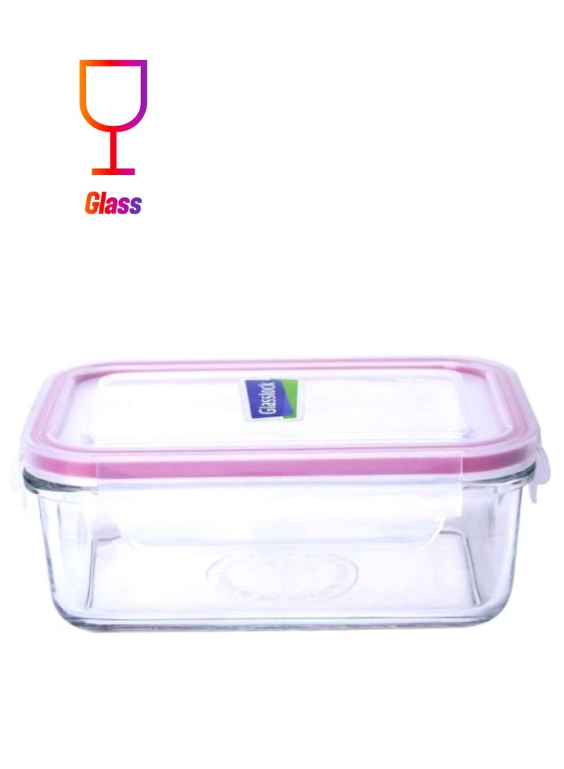 Glasslock Rectangular Container Clear 715ml  - Image 1