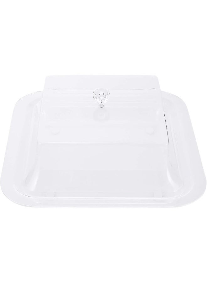 AZAD - Square Cheese Dome Clear 22cm - Image 1