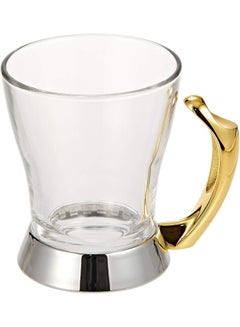 REGENT 6-Piece Lux Tea Mug Set Gold 10x11x8cm  - Image 4