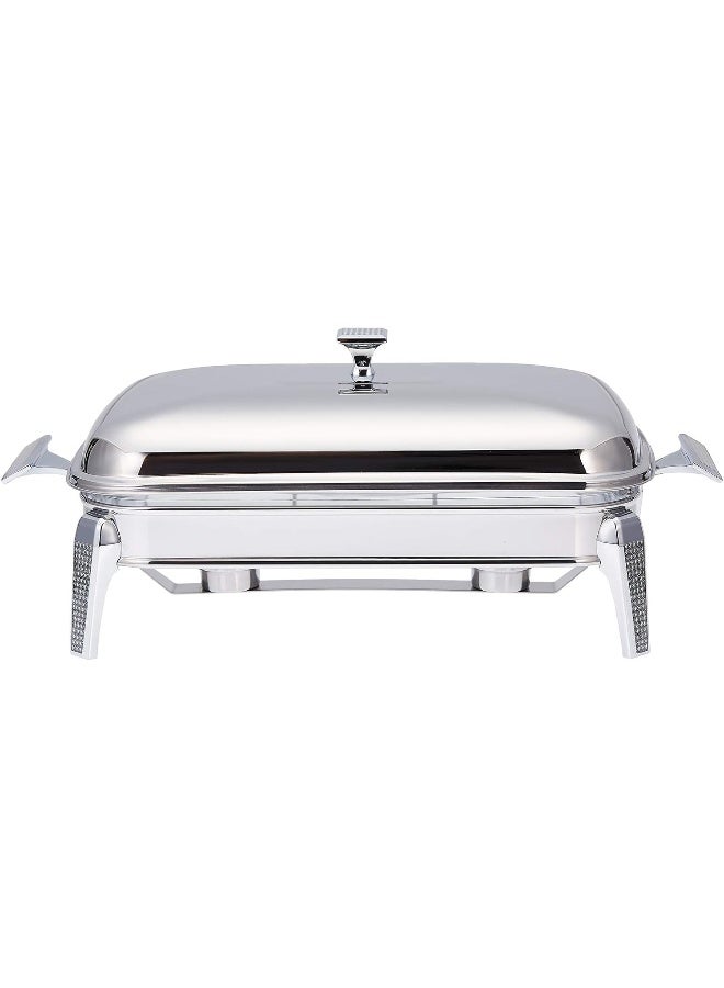 REGENT - Antique Style Rectangular Shaped Serving Dish Silver - Image 1