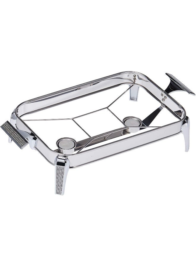 REGENT - Antique Style Rectangular Shaped Serving Dish Silver - Image 1