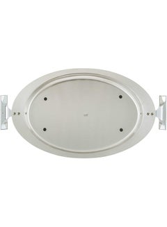 REGENT Glitter Stainless Steel Oval Tray Silver  - Image 5