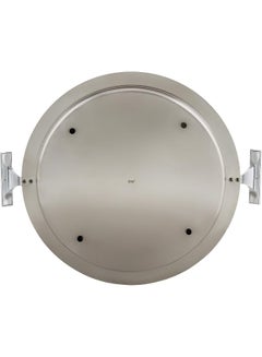 REGENT Glitter Stainless Steel Tray Round Silver 47x40cm  - Image 5