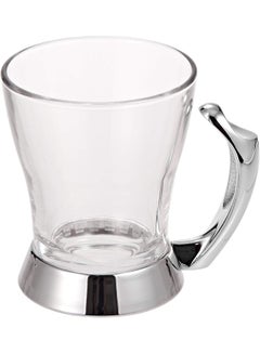 REGENT 6-Piece Lux Stainless Steel Tea Mug Set Silver 230ml  - Image 4