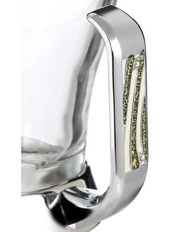 REGENT 6-Piece Orient Stainless Steel Tea Mug Set Silver/Gold/Clear 10x11x8cm  - Image 4