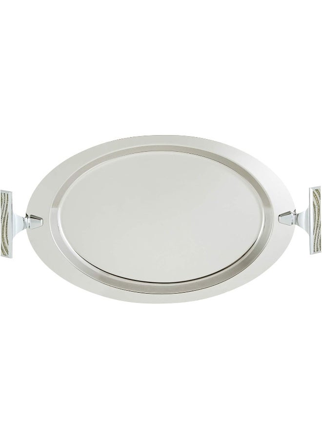 Orient Oval Tray Silver 45x26cm - pnsku/N11627546A/45/_/1732199404/584ae32c-e0b6-42db-ba9a-c7729610b18b