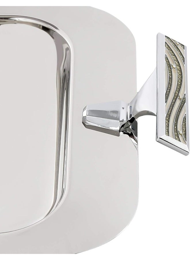 REGENT Stainless Steel Rectangular Tray Silver 51x27cm  - Image 4