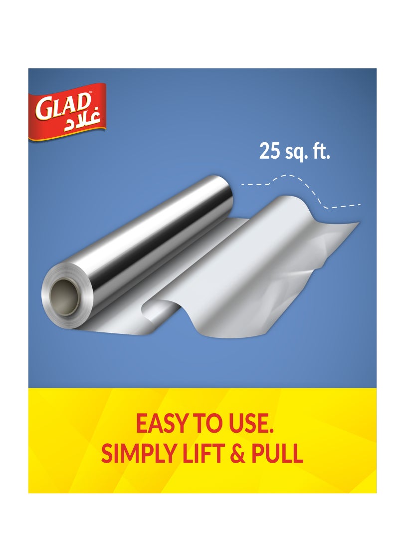 Aluminum Foil 25 sq.ft. Yellow 31.5x4.5x4.5cm