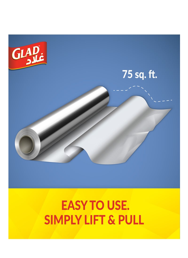 Aluminum Foil 75 sq.ft. Yellow 31.5x4.9x4.9cm