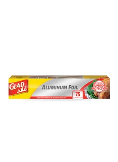Glad Aluminum Foil 75 sq.ft. Yellow 31.5x4.9x4.9cm  - Image 1