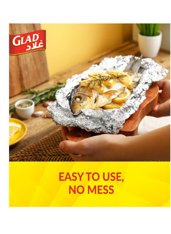 غلاد رقائق الألومنيوم 200 قدماً مربعاً. 33.8x5.9x5.9cm - Image 3