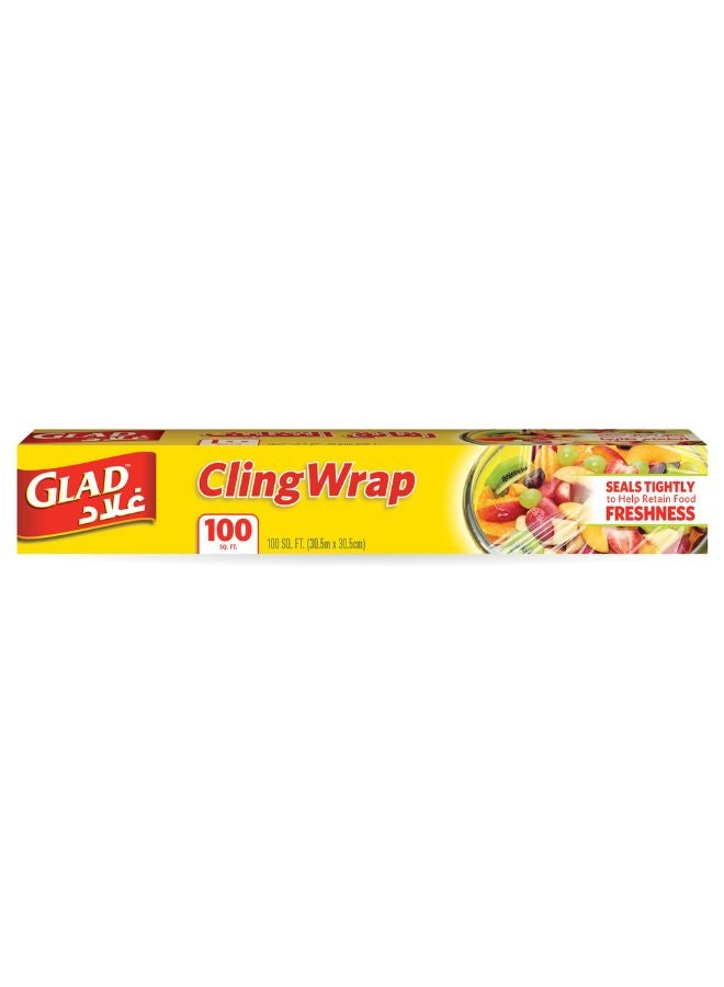Glad Cling Wrap 100Sqft  - Image 1