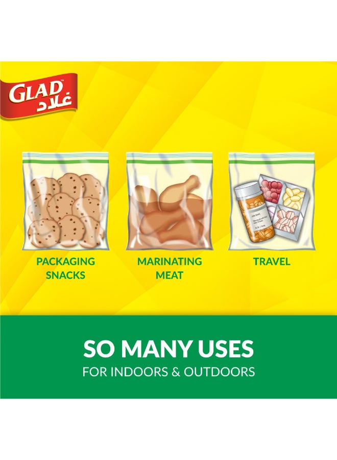 Glad Zipper Sandwich Bags 50 count  - Image 5