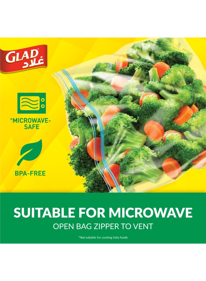 Glad Zipper Sandwich Bags 50 count  - Image 3