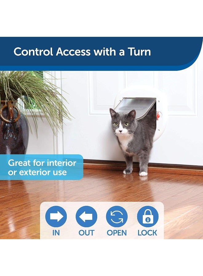 PetSafe Big Cat And Small Dog Pet Door Frosted  - Image 3