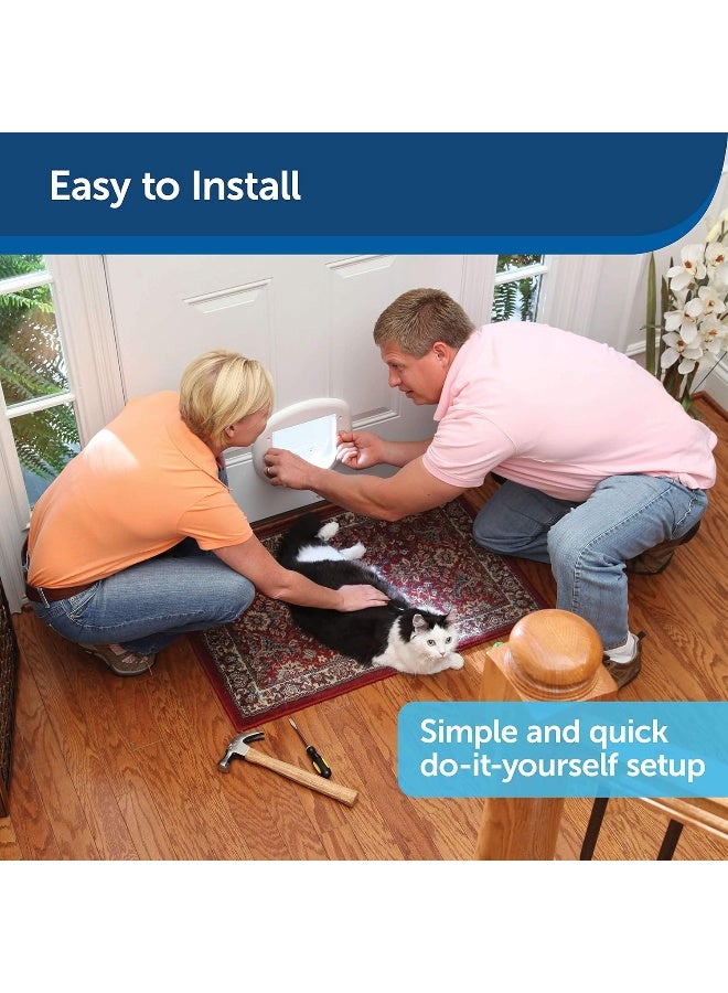 PetSafe Big Cat And Small Dog Pet Door Frosted  - Image 4