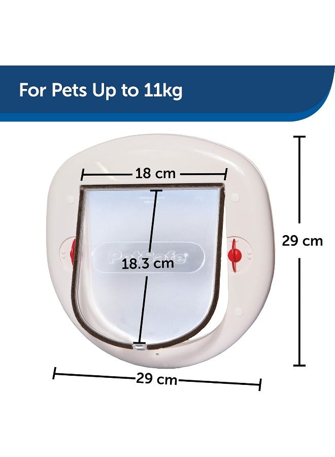 PetSafe Big Cat And Small Dog Pet Door White  - Image 4