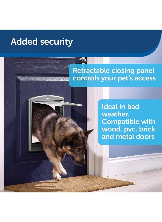 PetSafe Original 2 Way Pet Door Brown Medium  - Image 5
