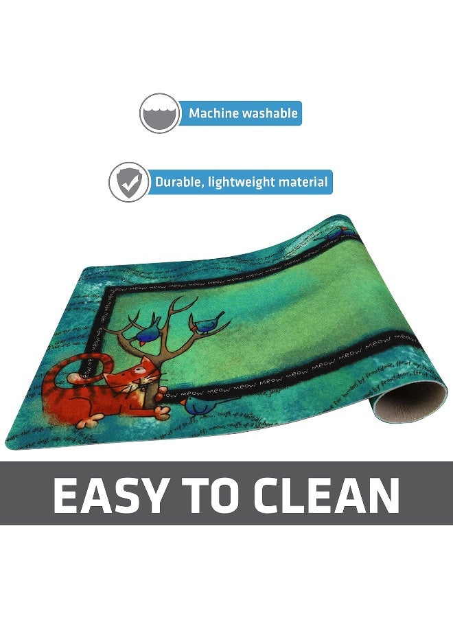 drymate Cat Place Mat Tree Kitty Green - Image 5