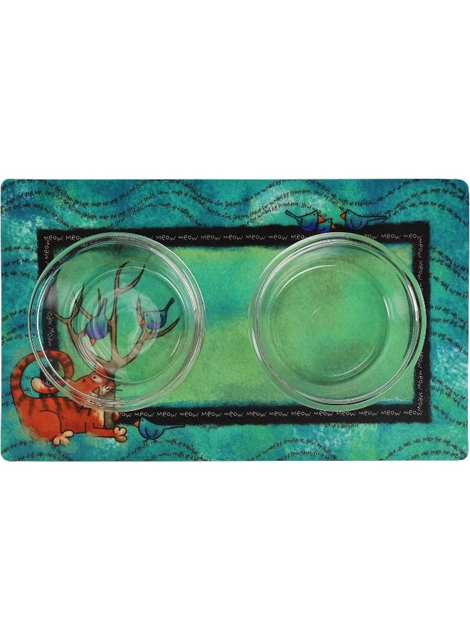 drymate Cat Place Mat Tree Kitty Green - Image 3