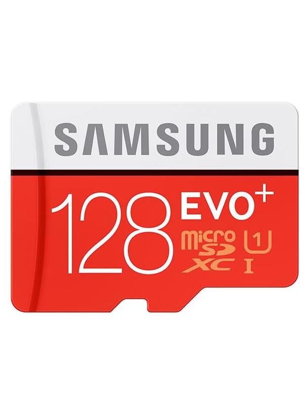Samsung Micro SD EVO+ Memory Card With Adapter Red - Image 1