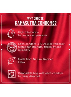 Kamasutra Ribbed Condom 12 Pieces  - Image 3
