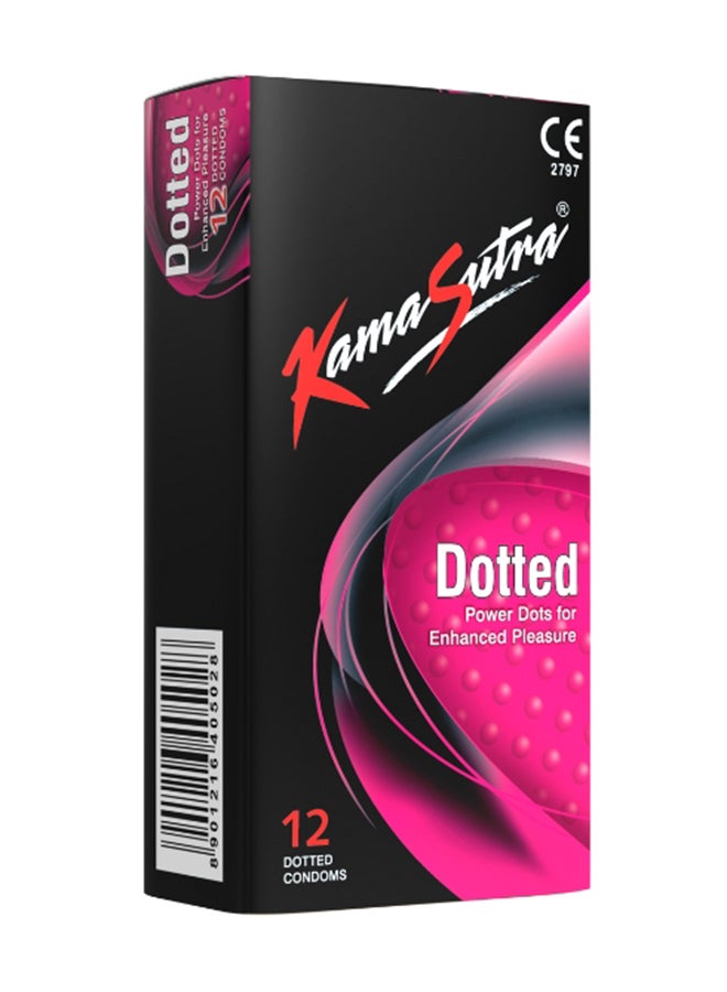 12-Piece Dotted Condoms - pnsku/N11648003A/45/_/1727093355/772f1dba-81b3-4080-b2cf-6d8852943c9c