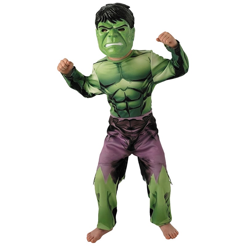 RUBIE'S Deluxe Muscle Chest Hulk Classic Costume - Image 2