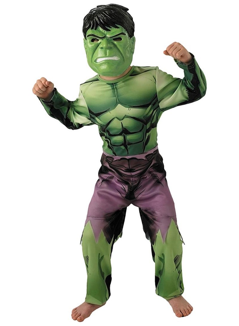 RUBIE'S Deluxe Muscle Chest Hulk Classic Costume - Image 1