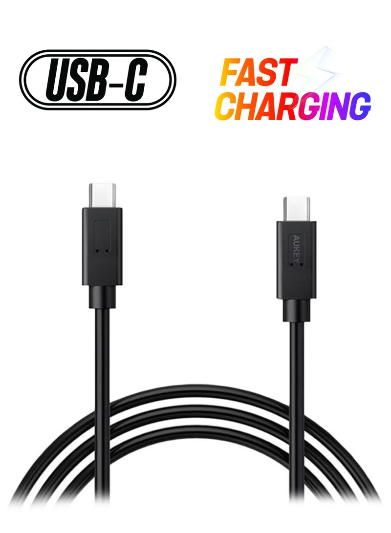 Aukey Cable USB-C To USB-C 3.1 Cable Black - Image 1