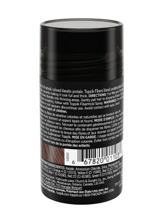 Hair Building Fibers Instant Hair Concealer for Thinning Hair, Hair Fiber for Men & Women, Texture Powder with Natural Keratin, Long-Lasting Hair Color - Medium Brown 12grams - view 2