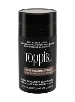 Toppik Hair Building Fibers Medium Brown 12grams  - Image 1