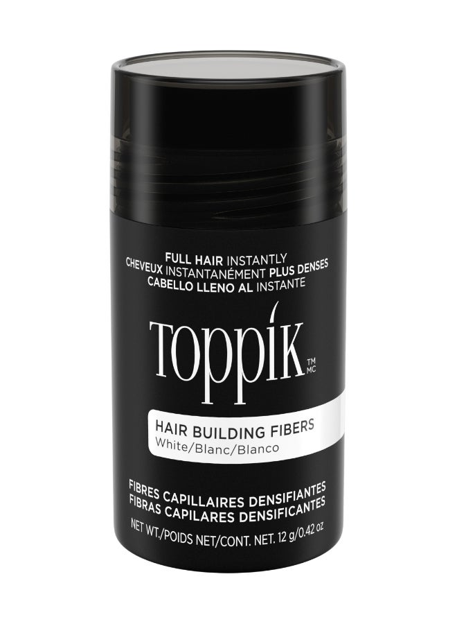 Toppik Hair Building Fibers White Hair Color 12 Grams White 12grams  - Image 1