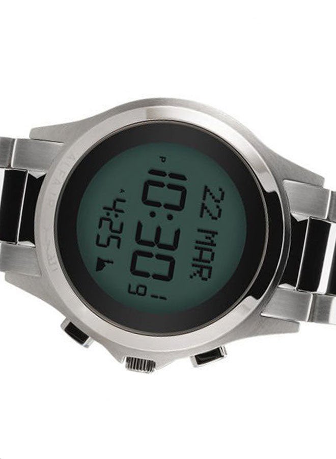 Al Fajr Men's Stainless Steel Digital Watch Wr02 - Image 4