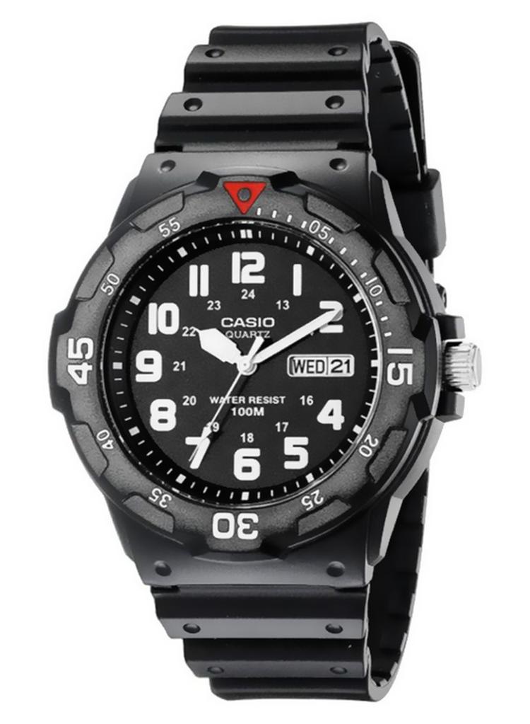 CASIO Men's Dive Analog Watch MRW-200H-1BVDF - 48 mm - Black - Image 1