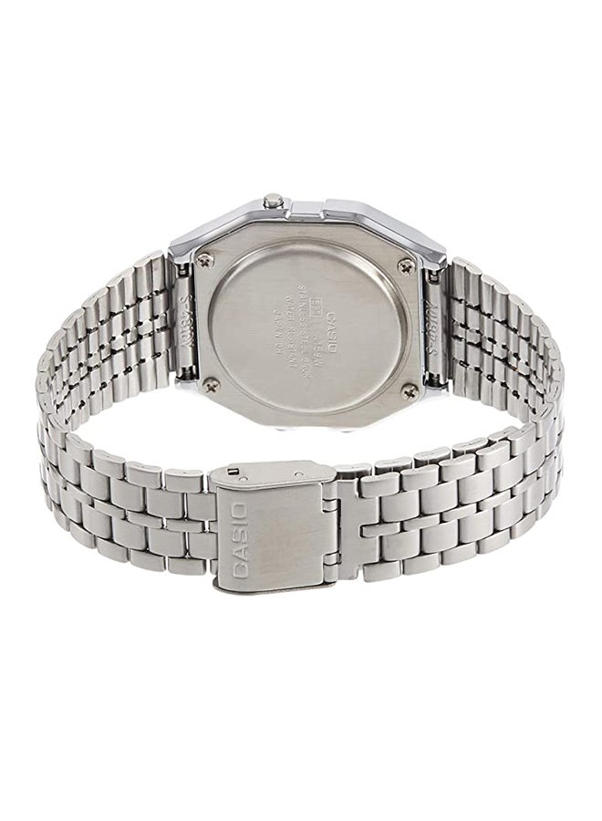 CASIO Men's Water Resistant Digital Watch A159WA-N1DF - 33 mm - Silver - Image 4