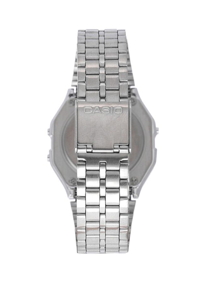 CASIO Men's Water Resistant Digital Watch A159WA-N1DF - 33 mm - Silver - Image 2